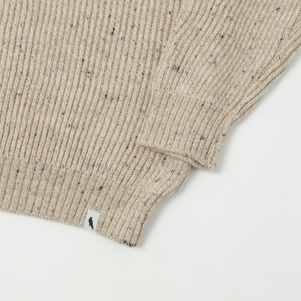 Peregrine British Wool Ford Crew Jumper oatmeal M - Picture 6 of 16